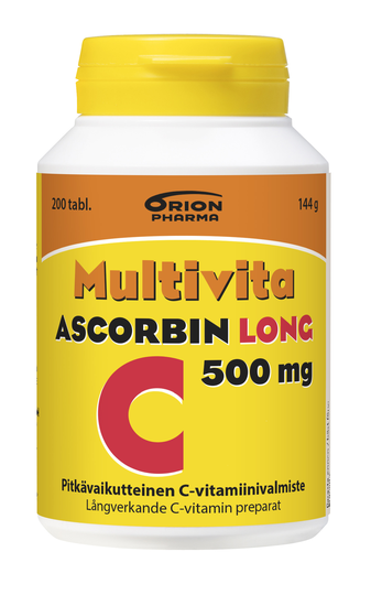 Multivita Ascorbin long 500 mg 200 tabl