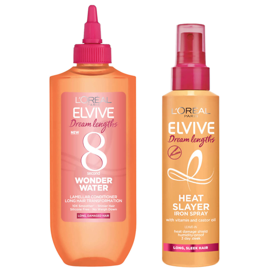 L'Oréal Paris Elvive Dream Duo - Wonder Water Treatment and Heat Slayer Protect Spray -suojasuihke