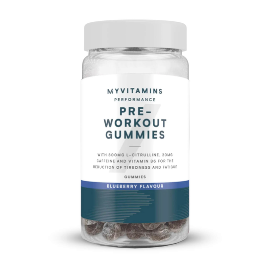 Pre-Workout Gummies - 60 Gummies - Mustikka