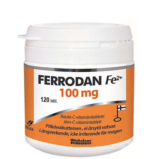 Ferrodan Fe2+ 100 mg 120 tabl